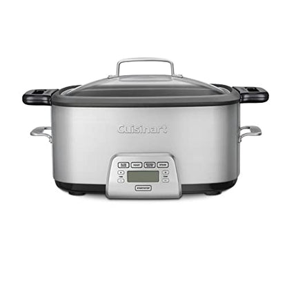 Cuisinart MSC-800 7-Quart 4-in-1 Cook Central Multicooker, Stainless Steel/Black