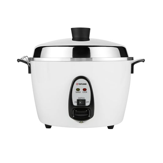 Tatung – TAC-10G (SF) – 10 Cup Rice Cooker – White Aluminum Cook Pot