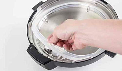 "GJS Gourmet Silicone Gasket Compatible With FARBERWARE 8 Quart Pressure Cooker Model WM80". This gasket is not created or sold by Farberware.