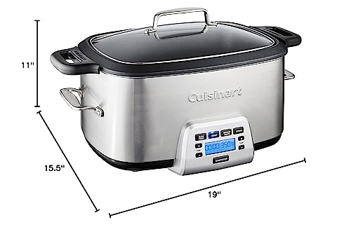 Cuisinart MSC-800 7-Quart 4-in-1 Cook Central Multicooker, Stainless Steel/Black