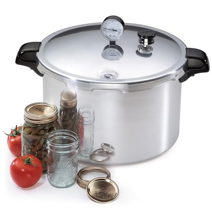 Presto 01755 16-Quart Aluminum canner Pressure Cooker, One Size, Silver