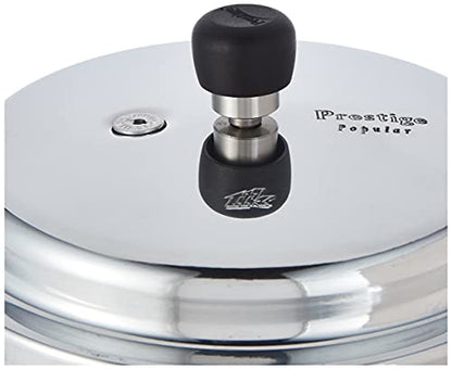 Prestige PRP4 Aluminum Pressure Cooker, 4 L, Silver