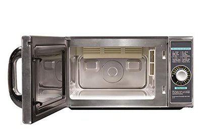 Sharp R-21LCFS Medium Duty Commercial Microwave (Dial Timer, 1000-Watts, 120-Volts) (Update of R-21LCF),Silver