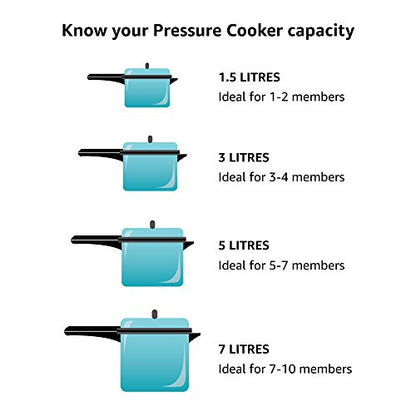 Hawkins B25 Pressure cooker, 2 Litre, Silver