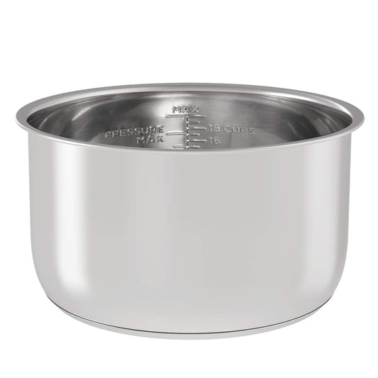 Sicheer Stainless Steel Inner Pot Replacement Insert Liner Accessory Compatible with Ninja Foodi 6.5 Quart