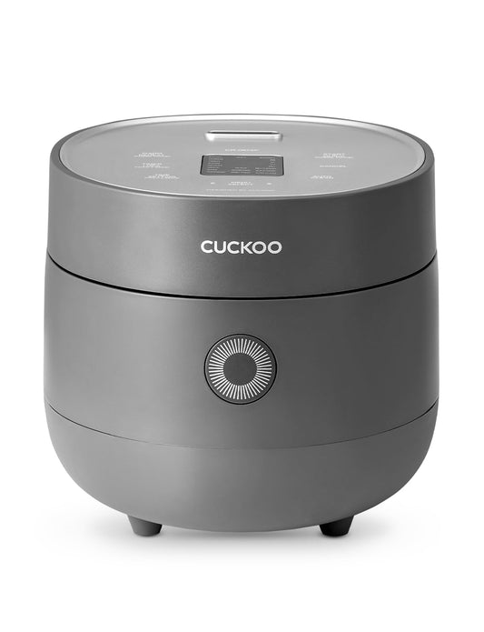 CUCKOO Modern Micom Rice Cooker 6 Cup Uncooked / 12 Cup Cooked, Electric Rice Maker with Fuzzy Logic Tech & Delay Timer, Convenient Rice Steamer with 9 Menu Settings & Keep Warm Mode, Gray (CR-0675FG)