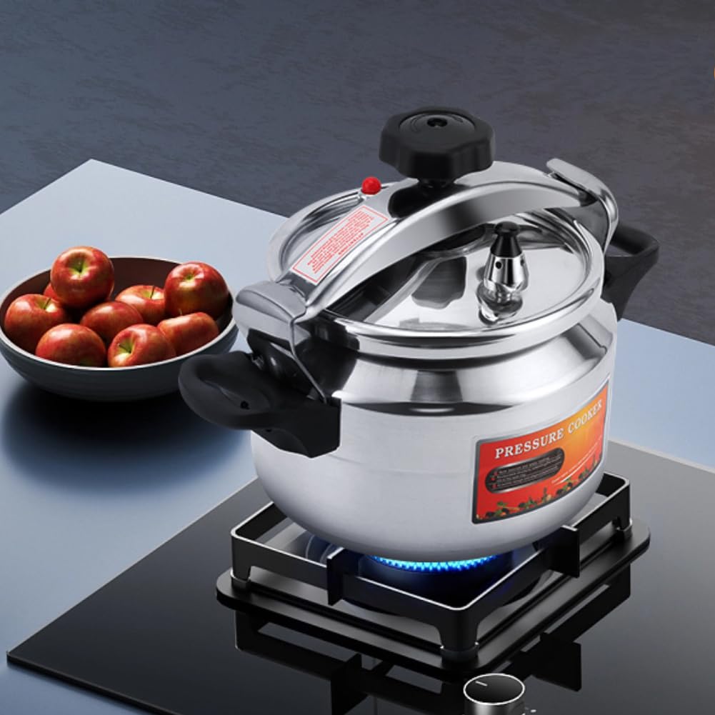 4L Pressure Cooker, Aluminum Alloy Cooking Explosion Proof Pressure Cooker Universally Suitable for Gas Stoves, Flat Top Stove