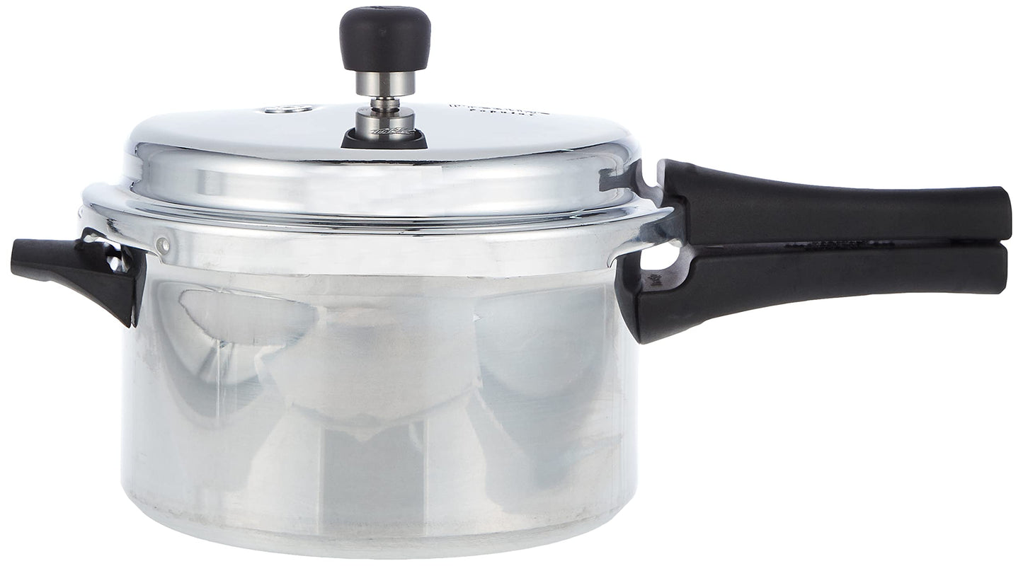 Prestige PRP4 Aluminum Pressure Cooker, 4 L, Silver