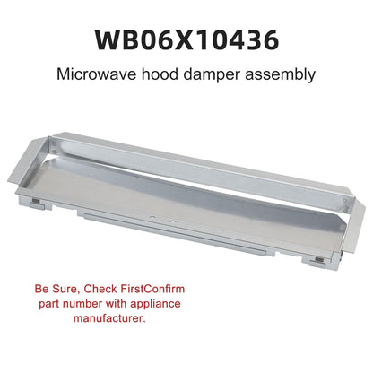 WB06X10436 Microwaves Vent Damper Vent Kit for GE Microwaves Ovens Parts Replaces WB06X10133 WB06X0388, GE Microwave Vent Adapter for 942574, AH651224