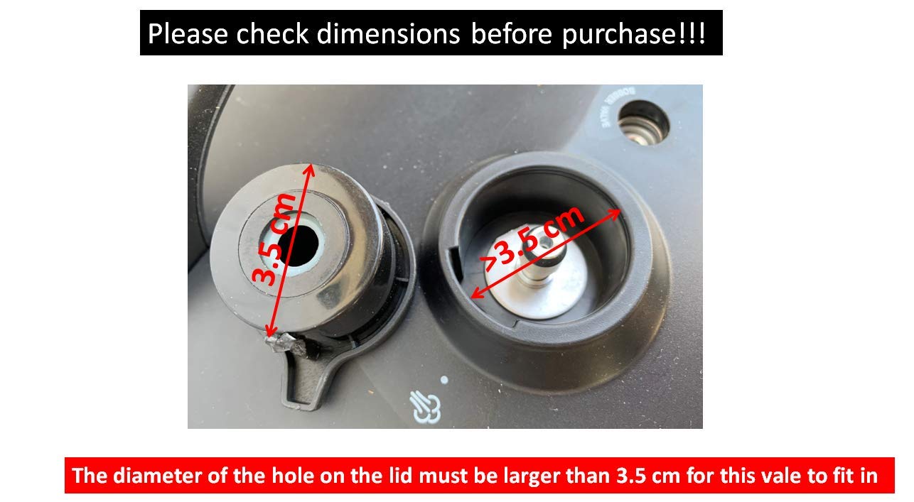 "Release Valve (Pressure Release Valve) Works With Selected (Not all) 4 and 8 Quart Crock-Pot Express Crock Multicookers. Will Not Fit 6 & 10 Qt Models". This is not created or sold by Crock-Pot.