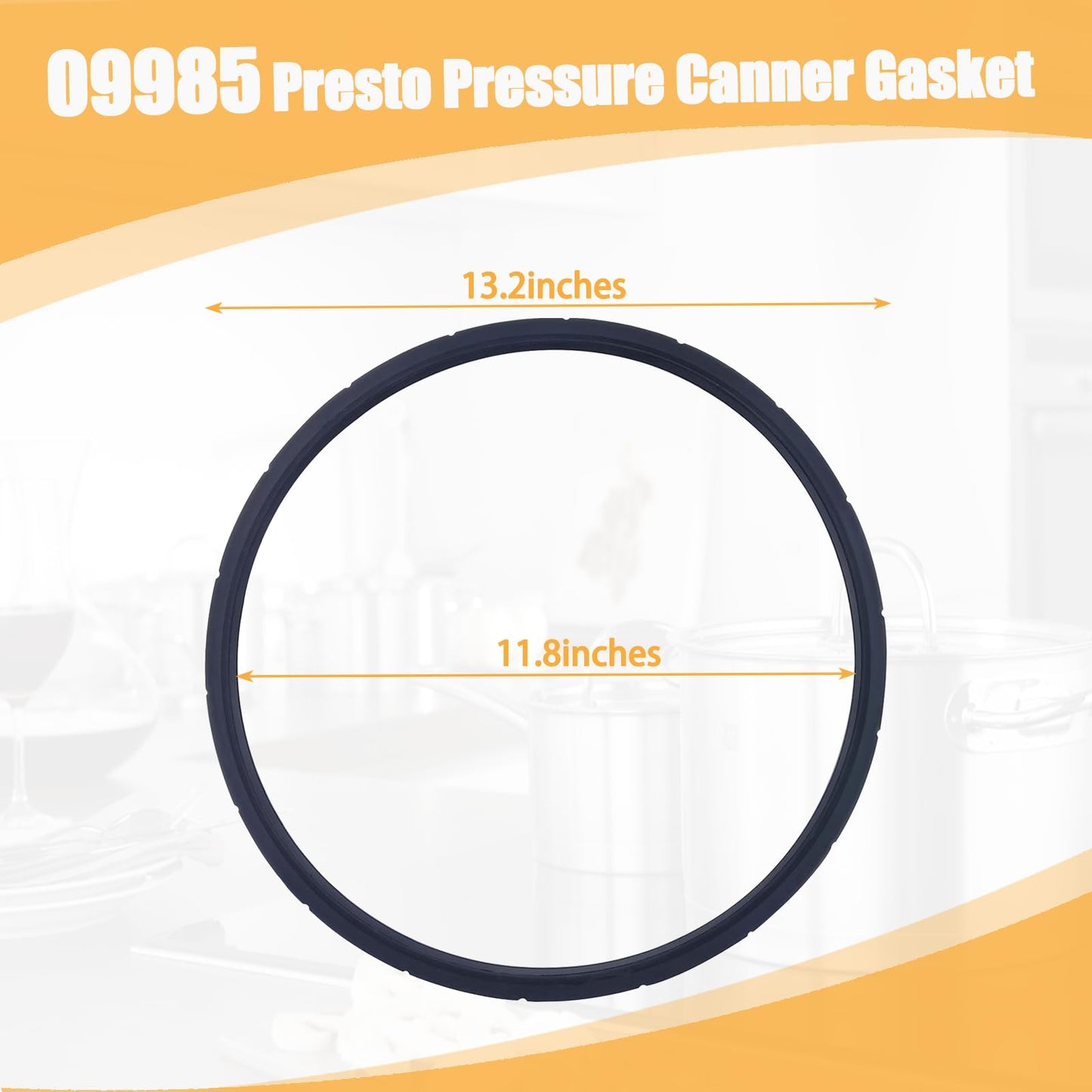 09985 For Presto Rubber Pressure Cooker Sealing Ring replacement 16Qt 18Qt or 23Qt pressure canner gasket