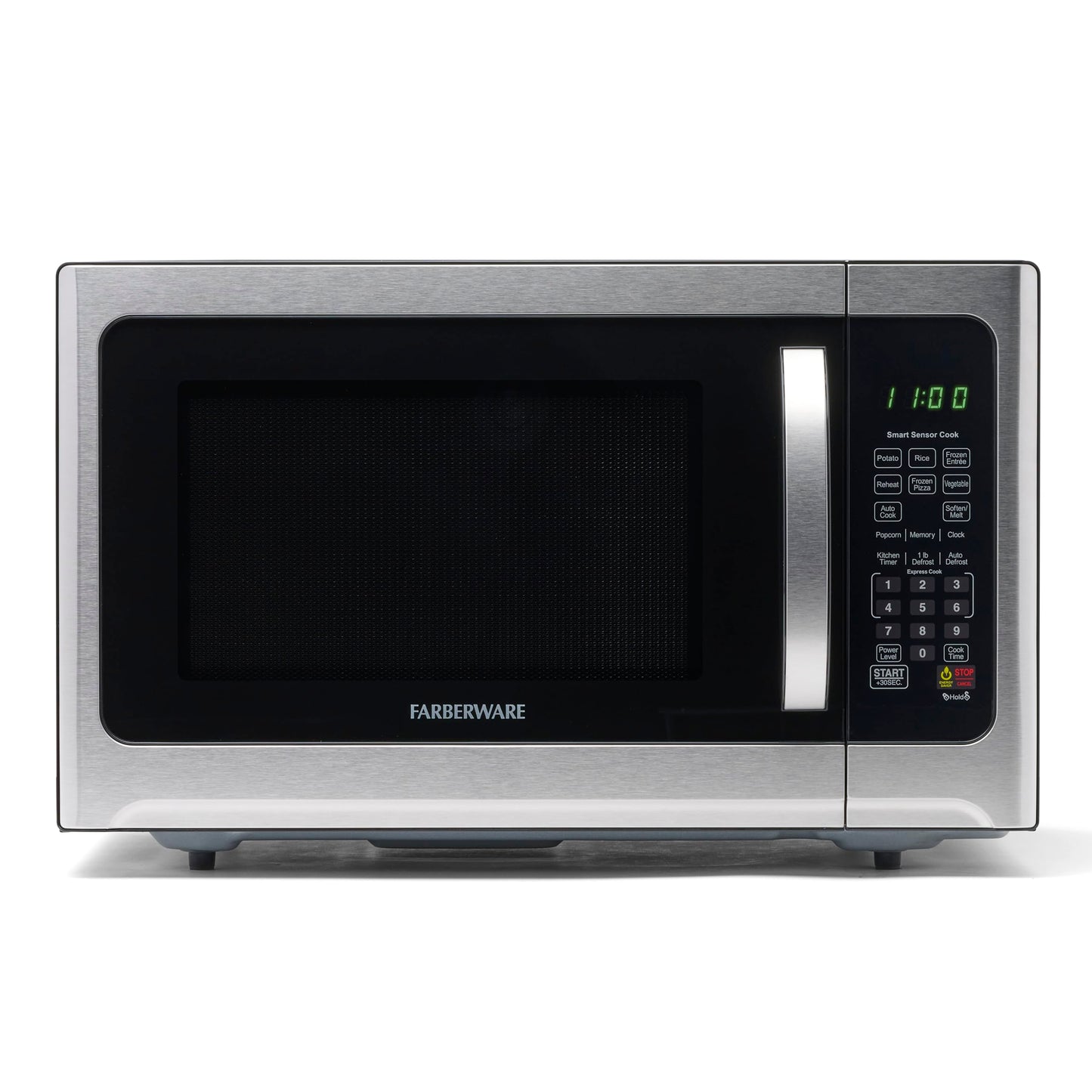 Farberware Countertop Microwave Oven with Sensor Cooking, 1.2 cu. Ft, Stainless Steel