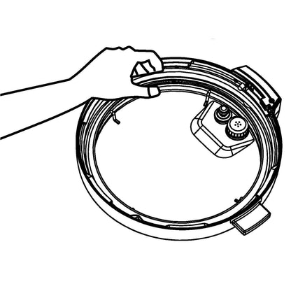 "GJS Gourmet Seal Ring Compatible With FARBERWARE 6 Quart 7-in-1 Programmable Pressure Cooker Model WM-CS6004W". This ring is not created or sold by Farberware.