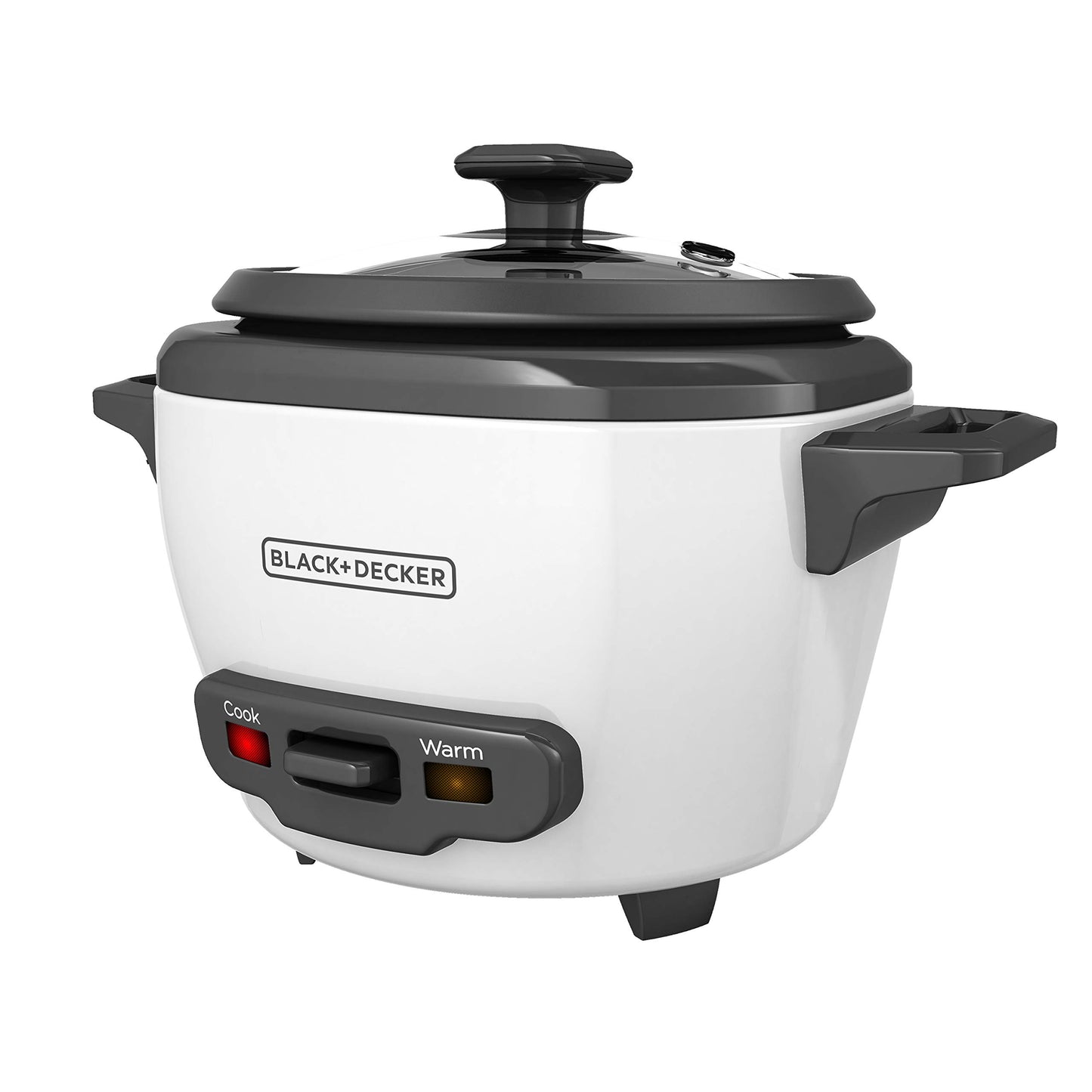 BLACK+DECKER 3-Cup Rice Cooker, 1.5-cup Uncooked Rice, 3 Cups Cooked, Steaming Basket, Removable Non-Stick Bowl, One Touch