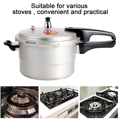 4 Quart Pressure Cooker, Household Pressure Cooker with Steaming Layer, Explosion Proof Cooking Pot for Gas Stove Electric Ceramic Stove, Suitable for 2-3 Person Use