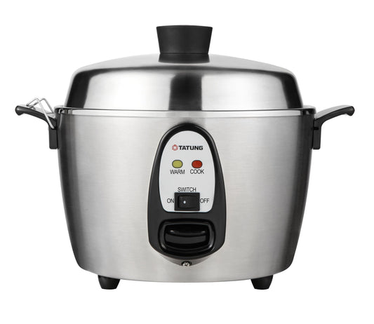 Tatung – TAC-06KN(UL) – 6 Cup Multi-Functional Stainless Steel Rice Cooker – Silver