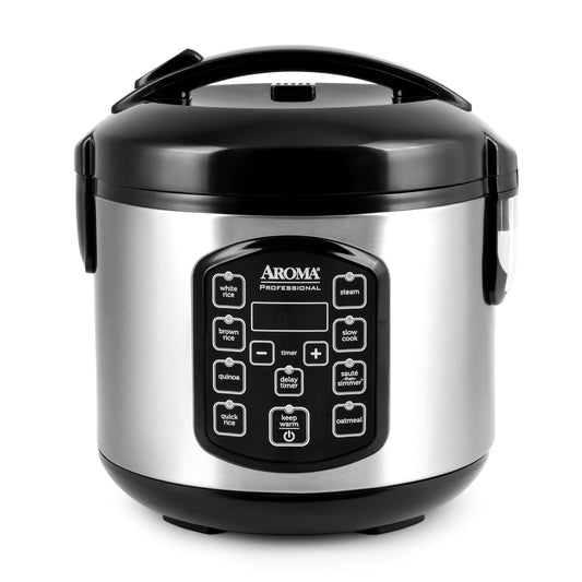 Aroma Housewares ARC-954SBD Cooker, 4-Cup Uncooked rice, Black