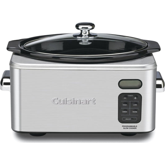 Cuisinart PSC-650 Stainless Steel 6-1/2-Quart Programmable Slow Cooker (Silver)