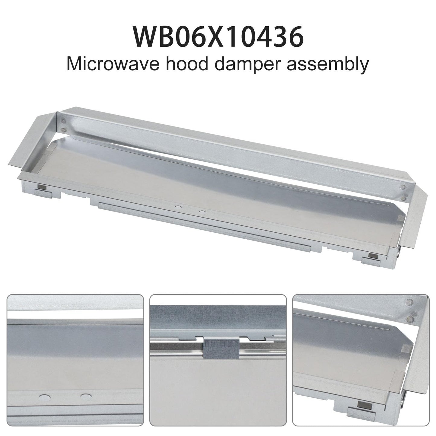 WB06X10436 Microwave Vent kit Vent Damper for GE Hotpoint Microwave Parts WB6X388 WB06X10133 WB06X0388