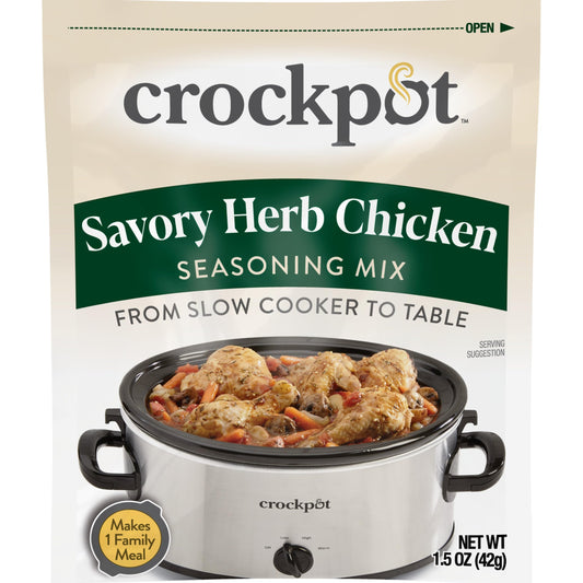 Crock-Pot Savory Herb Chicken Seasoning Mix, 1.5 Ounce (Pack of 12)