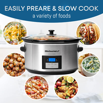 MST-900D Digital Programmable XL Jumbo Slow Cooker