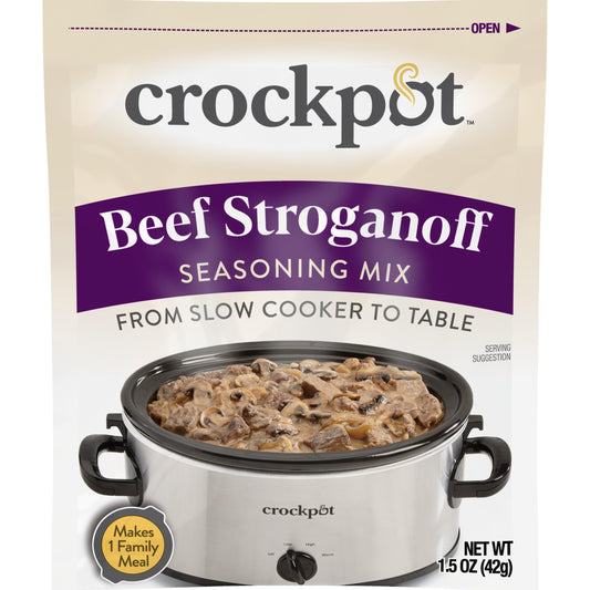 Crock-Pot Beef Stroganoff Seasoning Mix, 1.5 Ounce (Pack of 12)