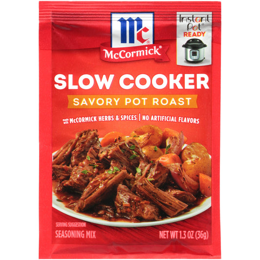 McCormick, Slow Cooker Savory Pot Roast Seasoning Mix, 1.3 Oz (Pack of 1)