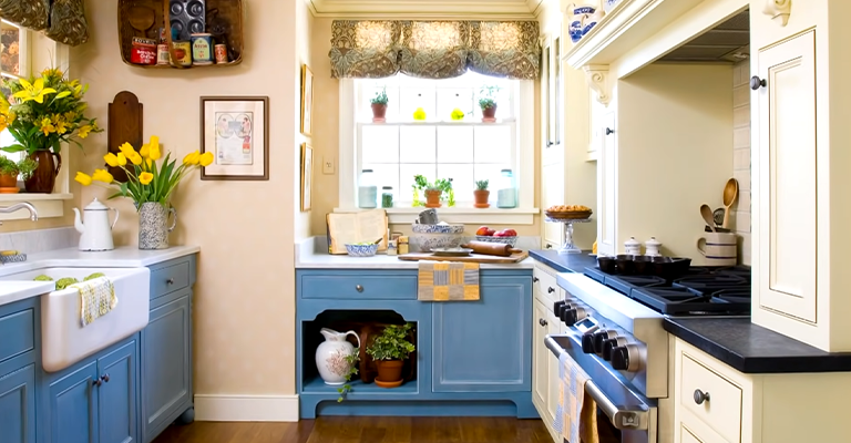 Color Inside Kitchen Cabinets
