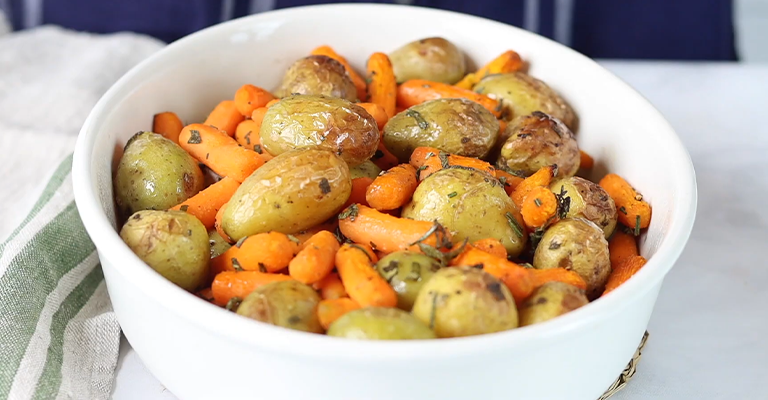 Leftover Roast Potatoes And Carrots