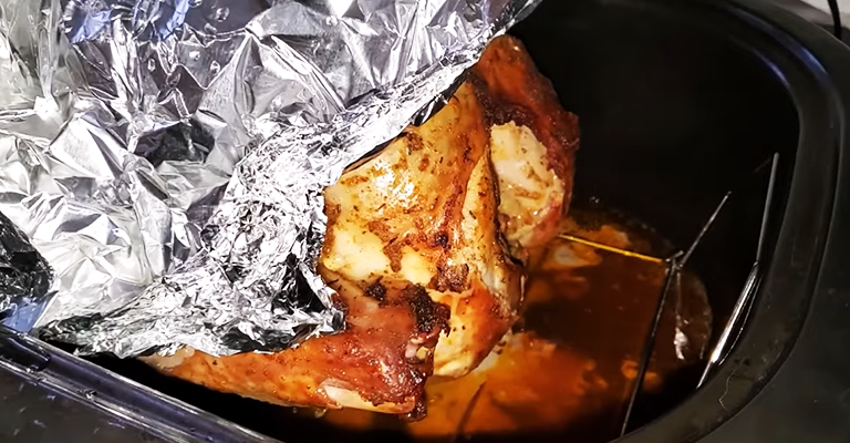 Put Foil Over Turkey