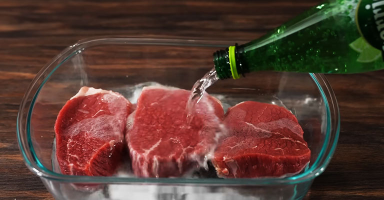 Why Soak Steak In Sparkling Water?
